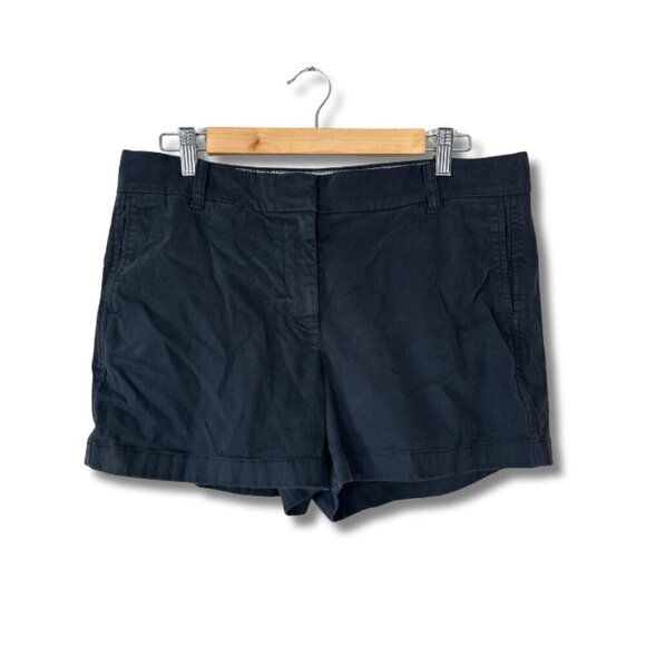 J. Crew Broken In Chino Shorts Black Women's Size 12 - Picture 1 of 5